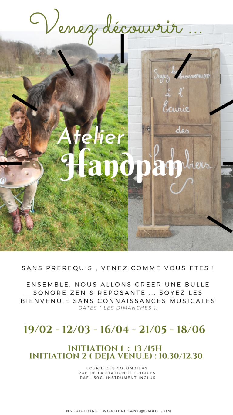 Atelier handpan Tourpes