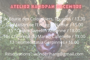 Atelier handpan décembre